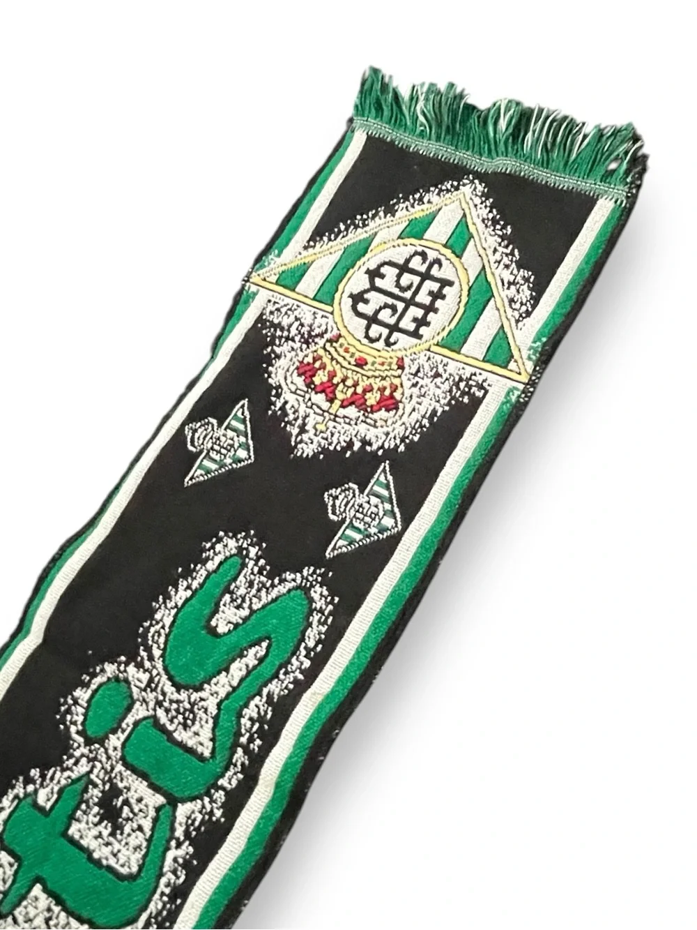 Official Real Betis Balompié Football Scarf Green Black Fringed Soccer